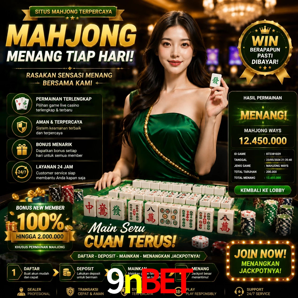 Cashback VIP 9nbet - reembolso semanal
